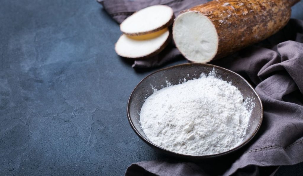 cassava flour on small bowl - ee220330