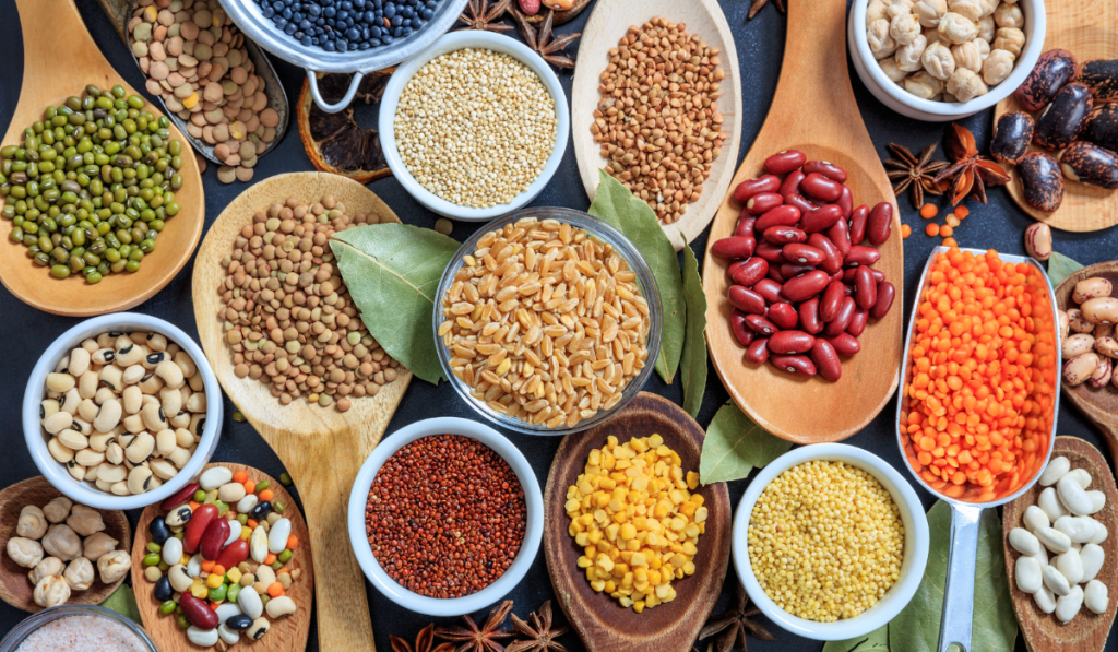 Composition of various kinds of legumes